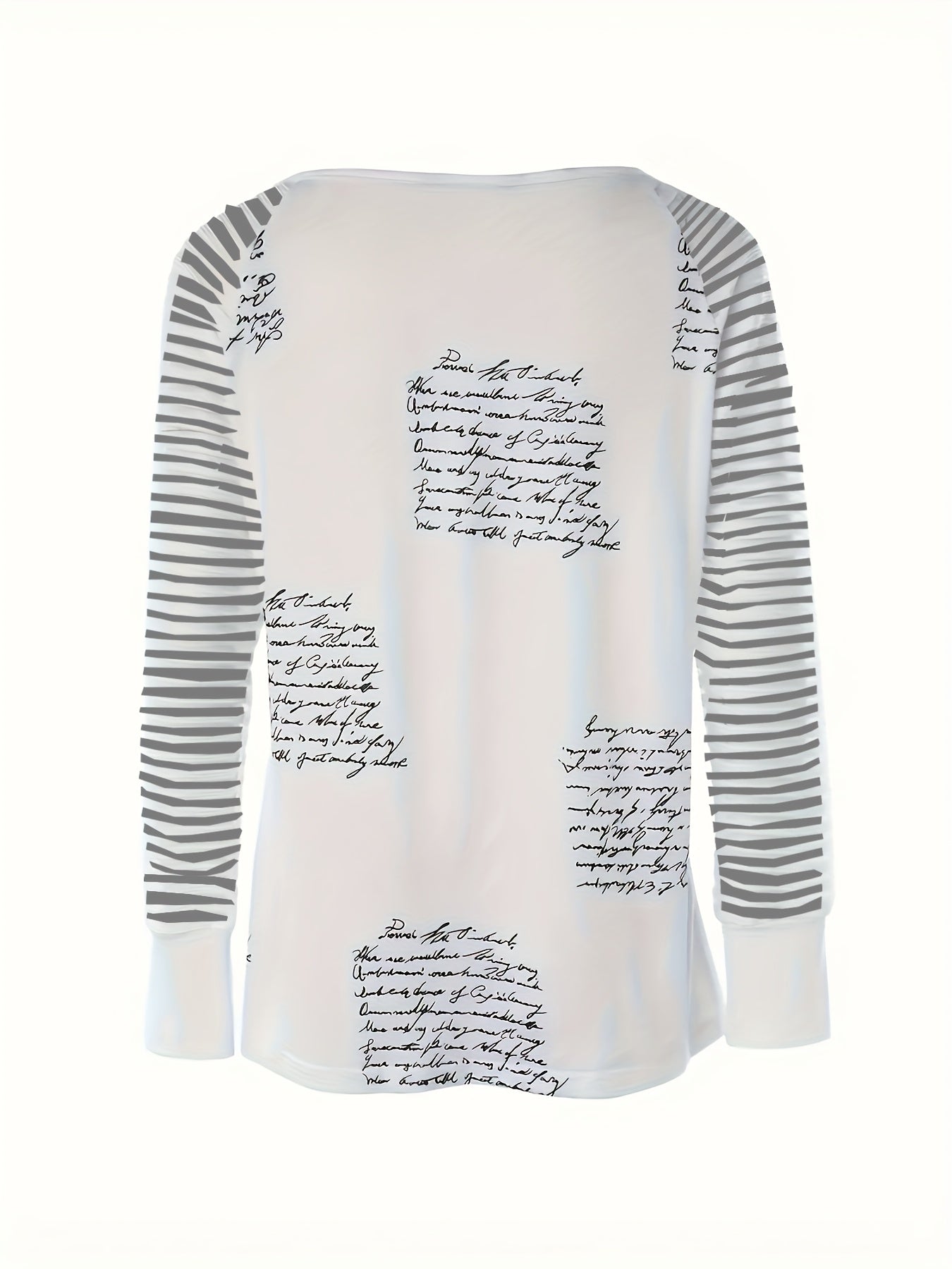 Women's T-shirt with a half-cloud print